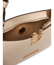 LOVE MOSCHINO SOFT SCULPT Borsa a spalla avorio - Borse Donna - 5