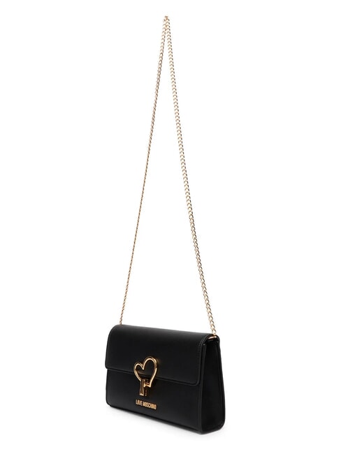 HEART TURNLOCK Borsa piccola a spalla Nero - Borse Donna