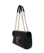 LOVE MOSCHINO HEART TURNLOCK Borsa a spalla convertible Nero - Borse Donna - 2