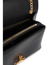 LOVE MOSCHINO HEART TURNLOCK Borsa a spalla convertible Nero - Borse Donna - 6