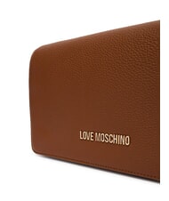 LOVE MOSCHINO JEWEL Borsa a spalla con patta CUOIO - Borse Donna - 3
