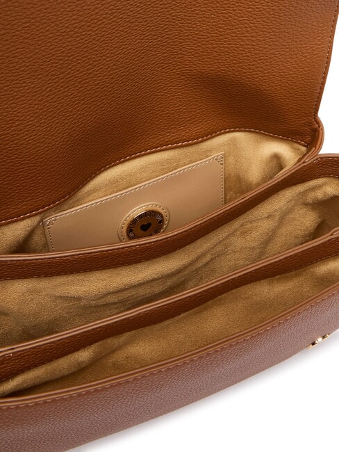 JEWEL Borsa a spalla con patta CUOIO - Borse Donna