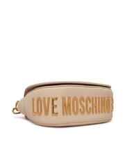 LOVE MOSCHINO GIANT Borsa a tracolla con patta avorio - Borse Donna - 5