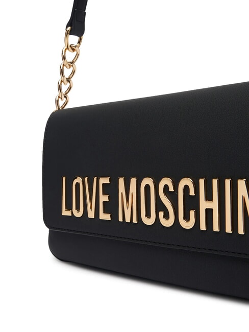 BOLD LOVE Borsa a spalla inserto catena Nero - Borse Donna