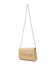 LOVE MOSCHINO SMART DAILY Pochette con tracolla catena burro - Borse Donna - 4