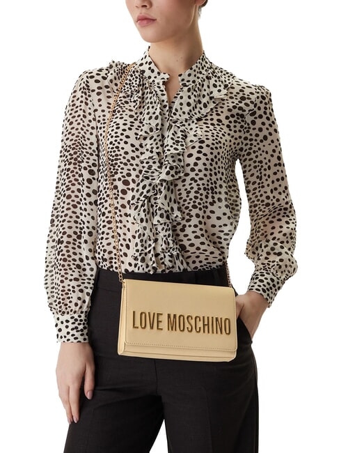 SMART DAILY Pochette con tracolla catena burro - Borse Donna