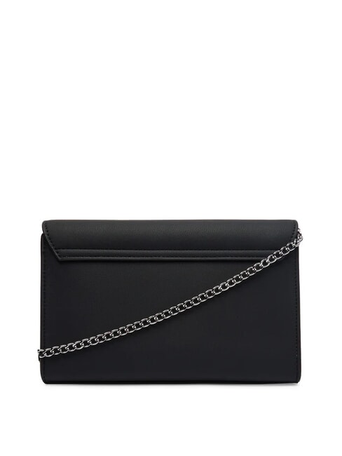 SMART DAILY Pochette con tracolla catena nero lacca - Borse Donna