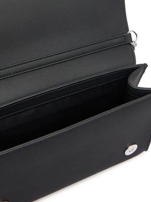 SMART DAILY Pochette con tracolla catena nero lacca - Borse Donna