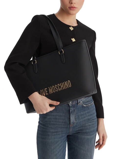 BOLD LOVE Borsa shopping a spalla Nero - Borse Donna