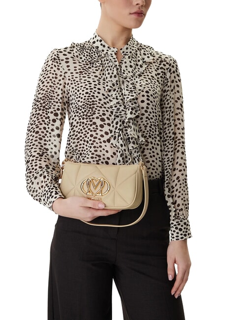 EMBOSSED Borsa piccola a spalla burro - Borse Donna