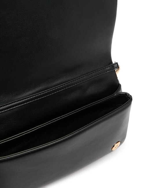 EMBOSSED Borsa a tracolla con patta Nero - Borse Donna