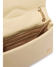 LOVE MOSCHINO EMBOSSED Borsa a spalla convertible burro - Borse Donna - 6