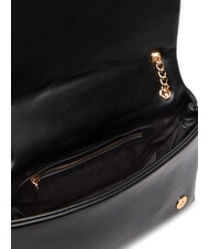 LOVE MOSCHINO EMBOSSED Borsa a spalla convertible Nero - Borse Donna - 6