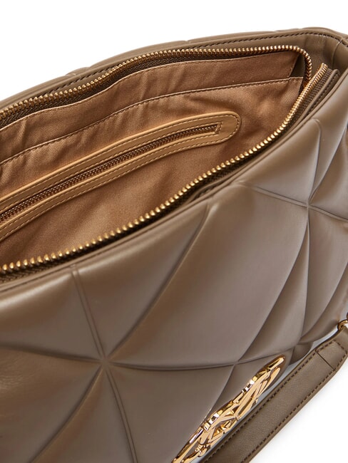 EMBOSSED Borsa a spalla manici catena fango - Borse Donna