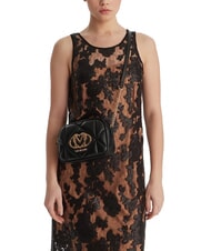 LOVE MOSCHINO EMBOSSED Borsa camera case Nero - Borse Donna - 5