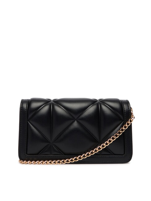 EMBOSSED Pochette mini tracolla metallo Nero - Portafogli Donna
