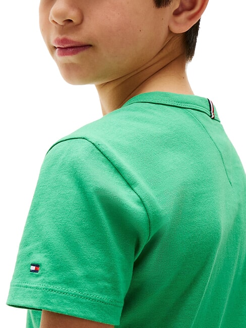 TH KIDS T-shirt a maniche corte in cotone radiant green - T-shirt Bambino