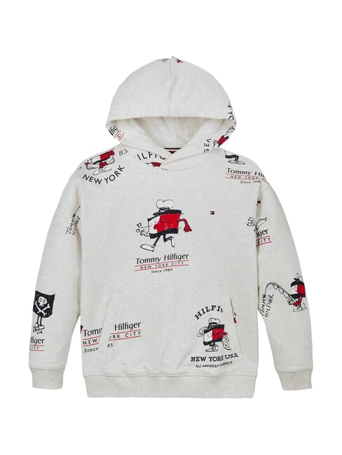 TH KIDS Felpa con cappuccio snow white heather - Felpe Bambini