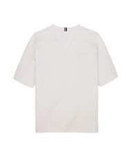 TOMMY HILFIGER TH KIDS T-shirt maniche corte relaxed fit white - T-shirt Bambino - 5