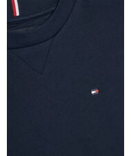 TOMMY HILFIGER TH KIDS T-shirt maniche corte ricamo bandiera dark night navy - T-shirt Bambino - 3