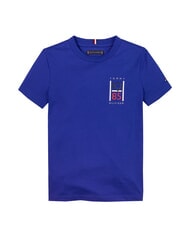 TOMMY HILFIGER TH KIDS T-shirt a maniche corte da bambino wedge blue - T-shirt Bambino - 4