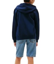 TOMMY HILFIGER TH KIDS Felpa da bambino full zip dark night navy - Felpe Bambini - 2