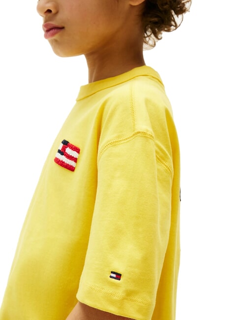 TH KIDS T-shirt a maniche corte con bandiera star fruit yellow - T-shirt Bambino