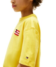 TOMMY HILFIGER TH KIDS T-shirt a maniche corte con bandiera star fruit yellow - T-shirt Bambino - 3