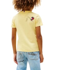 TOMMY HILFIGER TH KIDS T-shirt a maniche corte in cotone citronella - T-shirt Bambino - 2