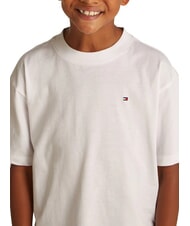 TOMMY HILFIGER TH KIDS T-shirt maniche corte relaxed fit white - T-shirt Bambino - 3