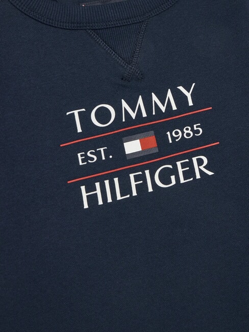 TH KIDS Felpa a girocollo con stampa dark night navy - Felpe Bambini