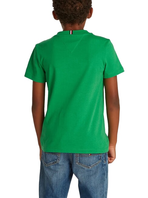 TH KIDS T-shirt con stampa maxi logo radiant green - T-shirt Bambino