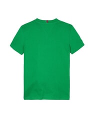 TOMMY HILFIGER TH KIDS T-shirt con stampa maxi logo radiant green - T-shirt Bambino - 5