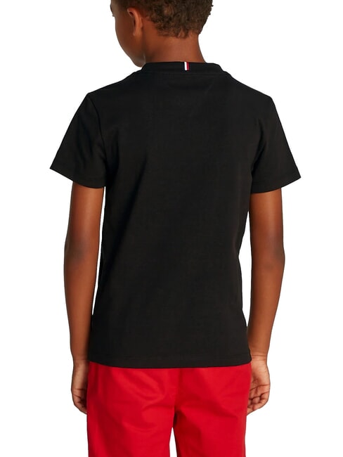 TH KIDS T-shirt con stampa maxi logo black - T-shirt Bambino