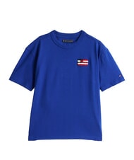 TOMMY HILFIGER TH KIDS T-shirt a maniche corte con bandiera wedge blue - T-shirt Bambino - 5