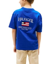 TOMMY HILFIGER TH KIDS T-shirt a maniche corte con bandiera wedge blue - T-shirt Bambino - 2