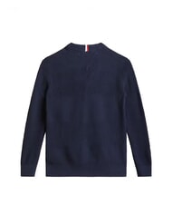 TOMMY HILFIGER TH KIDS Cardigan in cotone da bambino dark night navy - Maglioni Bambini - 2