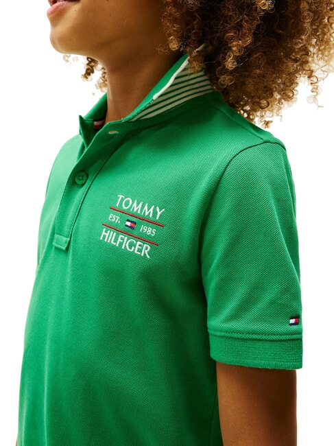 TH KIDS Polo maniche corte bambino radiant green - T-shirt Bambino