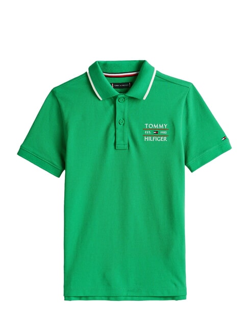 TH KIDS Polo maniche corte bambino radiant green - T-shirt Bambino