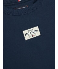 TOMMY HILFIGER TH KIDS Felpa a girocollo patch logo dark night navy - Felpe Bambini - 3