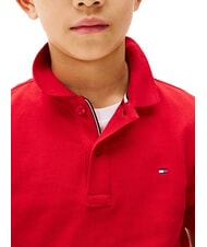 TOMMY HILFIGER TH KIDS Polo a maniche corte in cotone primary red - T-shirt Bambino - 3
