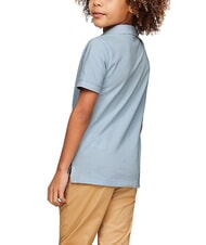 TOMMY HILFIGER TH KIDS Polo a maniche corte in cotone breezy blue - T-shirt Bambino - 2