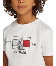 TOMMY HILFIGER TH KIDS T-shirt  a maniche corte con stampa white - T-shirt Bambino - 3