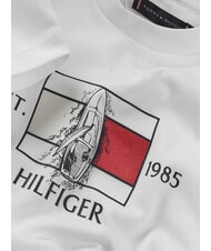 TOMMY HILFIGER TH KIDS T-shirt  a maniche corte con stampa white - T-shirt Bambino - 4
