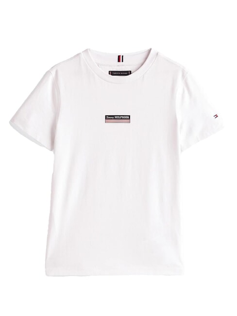 TH KIDS T-shirt a maniche corte con bandierina white - T-shirt Bambino