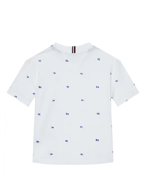 TH KIDS T-shirt in cotone con stampe bright white - T-shirt Bambino