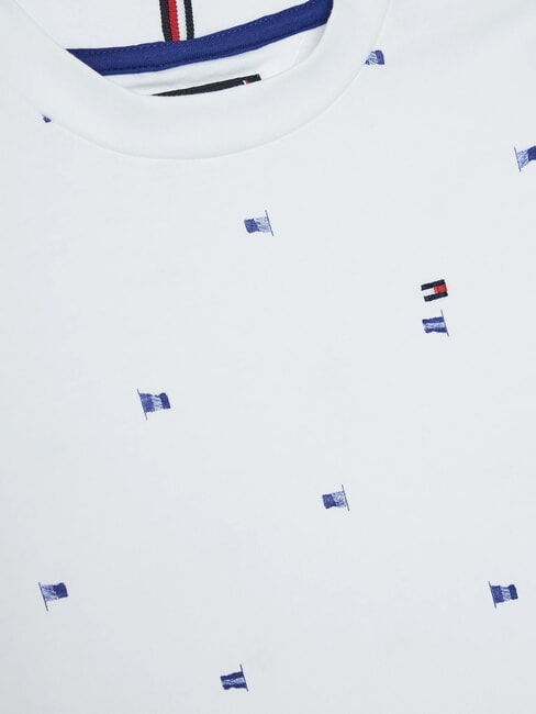 TH KIDS T-shirt in cotone con stampe bright white - T-shirt Bambino