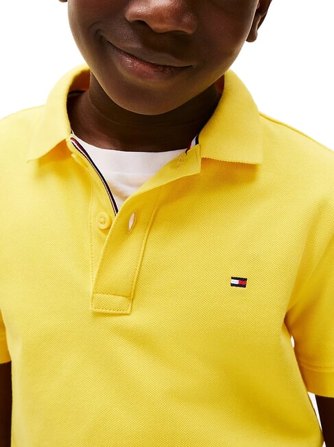 TH KIDS Polo a maniche corte in cotone star fruit yellow - T-shirt Bambino