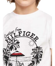 TOMMY HILFIGER TH KIDS T-shirt a maniche corte con stampa white - T-shirt Bambino - 3