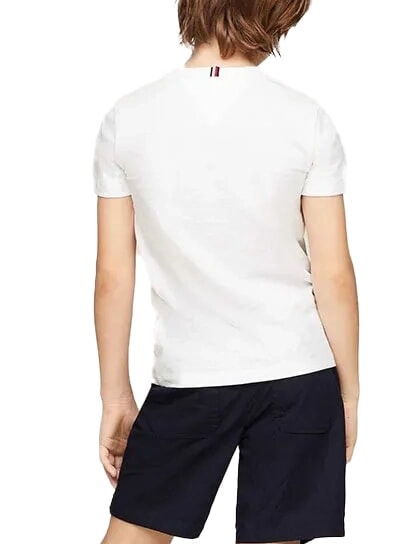 TH KIDS T-shirt a maniche corte con stampa white - T-shirt Bambino